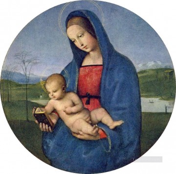 Rafael Painting - Madonna con el Libro Connestabile Madonna Maestro del Renacimiento Rafael
